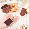 Walnut Wood Pendant Keychains KEYC-TAC0034-06A-7