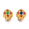 Alloy Enamel European Beads KK-N238-084A-2