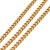 PVD Vacuum Plating 304 Stainless Steel Cuban Link Chains CHS-K016-03A-G-1