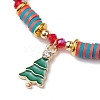 Polymer Clay Stretch Bracelets BJEW-JB10942-4