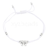 Nylon Thread Braided Bead Bracelets BJEW-JB11212-01-1