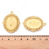 Non-Tarnish 304 Stainless Steel Pendant Cabochon Settings STAS-N114-02G-3