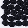 Polyester Thread Fabric Cabochons WOVE-T008-02A-06-1