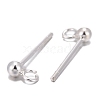 925 Sterling Silver Stud Earring Findings STER-T002-197S-2