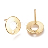 201 Stainless Steel Stud Earring Findings STAS-K212-04G-2