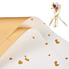 20 Sheets Plastic Gold Foil Flower Bouquets Wrapping Packaging DIY-TAC0025-13A-11