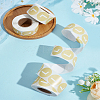 Coated Paper Self-adhesive Stickers AJEW-WH0816-175D-1