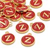 Golden Plated Alloy Enamel Charms ENAM-S118-03Z-4