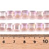 Electroplate Glass Beads Strands EGLA-D018-8x8mm-32-4