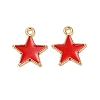 Alloy Enamel Pendants ENAM-C005-01G-06-2