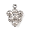 Fruit 304 Stainless Steel Pendants STAS-P418-03B-P-1