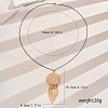 Elegant Zinc Alloy Tassel Pendant Long Necklaces for Street Party ZC8760-6