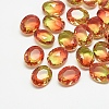 Pointed Back Glass Rhinestone Cabochons RGLA-T080-10x14-006TO-1