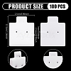 PVC Earring Organizer Display Stands for Jewelry Display Rack EDIS-WH0011-06C-2