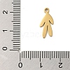 304 Stainless Steel Charms STAS-S123-01G-07-3