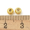 Rack Plating Brass Silicone Spacer Beads FIND-T071-02G-B02-RS-2