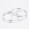 304 Stainless Steel Hoop Earrings EJEW-H328-03-2