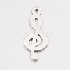 Tibetan Style Alloy Treble Clef Pendants TIBEP-R315-AS-LF-3