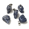 Natural Sodalite Pendants G-Z067-02P-03-1