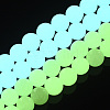 Synthetic Luminous Stone Beads Strands G-T129-12F-4