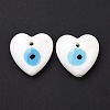 Handmade Evil Eye Lampwork Pendants LAMP-O018-01D-3