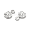 Non-Tarnish 304 Stainless Steel Charms STAS-P319-30P-01-3