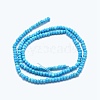 Dyed & Heated Natural Howlite Beads Strands X-G-G768-03-1