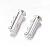 3-strands Brass Magnetic Slide Lock Clasps LS-E214-S-NR-2
