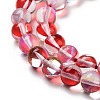 Transparent Glass Beads GLAA-B022-6mm-04-3