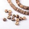 Natural Coconut Rondelle Bead Strands X-COCB-O001-11-2