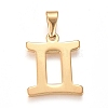 304 Stainless Steel Pendants LS-STAS-L210-06K-G-01-1