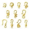11Pcs 11 Styles 304 Stainless Steel Hook Clasps STAS-CJ0003-39G-1