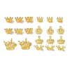 SUNNYCLUE Alloy Crown Charms Pendants and Beads Sets PALLOY-SC0002-72G-1