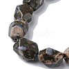 Natural Glaucophane Beads Strands G-F743-04E-4