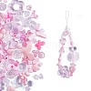 150 Pieces Random Rose Acrylic Beads Bear Pastel Spacer Beads Butterfly Loose Beads for Jewelry Keychain Phone Lanyard Making JX543C-1