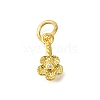 Rack Plating Brass Micro Pave Cubic Zirconia Ice Pick Pinch Bails KK-F883-16G-02-1