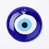 Handmade Lampwork Evil Eye Pendants LAMP-E106-02B-1