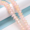 Transparent Glass Beads Strands LAMP-H061-01D-05-2