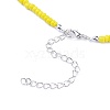 Glass Seed Beaded Necklaces NJEW-JN02691-01-3