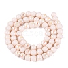 Electroplate Opaque Glass Beads Strands EGLA-Q132-6MM-01C-02-2