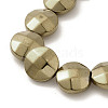 Electroplated Synthetic Non-magnetic Hematite Beads Strands G-L368-15A-01-3