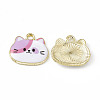 Painted Alloy Pendants PALLOY-P288-02G-04-1