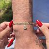 304 Stainless Steel Crystal Rhinestone Charm Bracelets FS-WG4E3AB-01-3