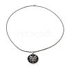 Non-Tarnish 201 Stainless Steel Pendant Necklaces NJEW-B095-02-2