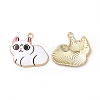 Alloy Enamel Pendants ENAM-M046-11G-G-1