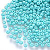 8/0 Baking Paint Glass Round Seed Beads SEED-S036-01B-13-1