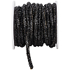 7.1 Yards Glass Rhinestone Synthetic Rubber Round Cord DIY-GF0013-74C-7