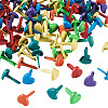 1 Bag Spray Painted Iron Fasteners Brads SCRA-TADJ0001-01B-3