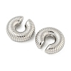 Non-Tarnish 304 Stainless Steel Cuff Earrings EJEW-G377-04C-2