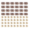 50Pcs Natural Picture Jasper Beads G-TAD0001-12-2